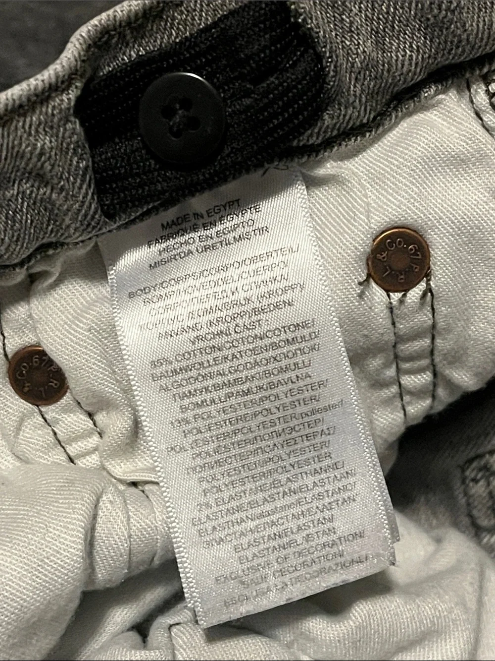 Ralph Lauren kids The Slim Sullivan Gray Jeans boys 12